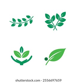 growing and eco-friendly logo icon 