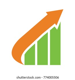 Growing Financial Planning Vector Illustration Graphic Design