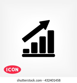 Growing graph Icon