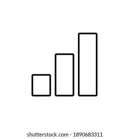 Growing graph Icon. Chart icon. diagram icon