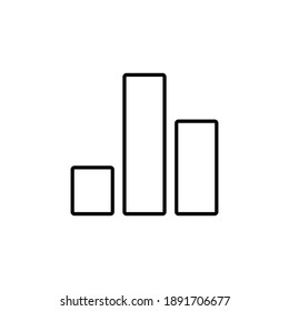 Growing graph Icon. Chart icon. diagram icon