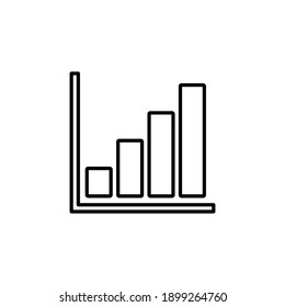 Growing graph Icon. Chart icon. diagram icon