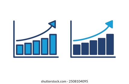 Growing graph Icon. Chart icon. diagram icon