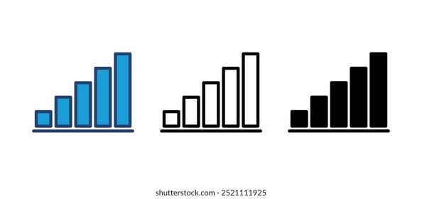 Growing graph Icon. Chart icon. diagram icon