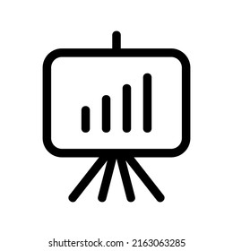 growing graph icon or logo isolated sign symbol vector illustration - high quality black style vector icons
