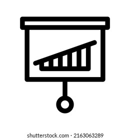 growing graph icon or logo isolated sign symbol vector illustration - high quality black style vector icons

