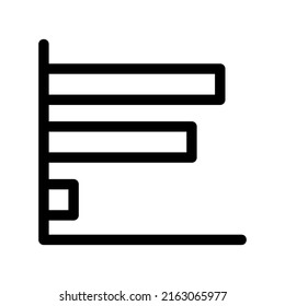 growing graph icon or logo isolated sign symbol vector illustration - high quality black style vector icons
