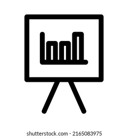 growing graph icon or logo isolated sign symbol vector illustration - high quality black style vector icons
