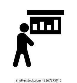 growing graph icon or logo isolated sign symbol vector illustration - high quality black style vector icons
