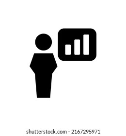 growing graph icon or logo isolated sign symbol vector illustration - high quality black style vector icons
