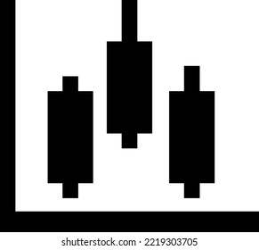 Growing graph Icon on white background on white background..eps
