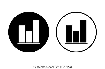 Growing graph Icon set. Chart icon. diagram icon
