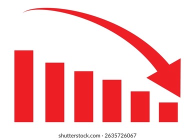 Graph-Set wird größer. Geschäftskarte mit Pfeil. Growths Chart Collection