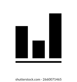 Icono de crecimiento. Ilustración de Vector negro.