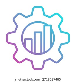 Creciendo elemento de icono para el diseño