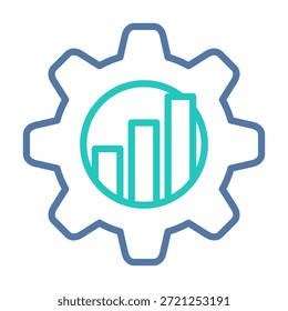 Creciendo elemento de icono para el diseño