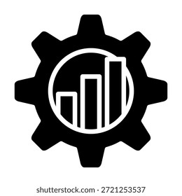 Creciendo elemento de icono para el diseño