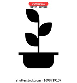 growing icon or logo isolated sign symbol vector illustration - high quality black style vector icons
