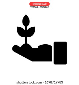 growing icon or logo isolated sign symbol vector illustration - high quality black style vector icons

