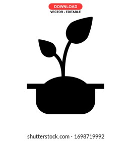 growing icon or logo isolated sign symbol vector illustration - high quality black style vector icons
