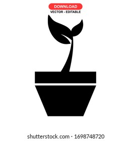growing icon or logo isolated sign symbol vector illustration - high quality black style vector icons
