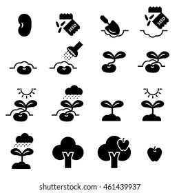 Growing icon set