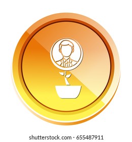 growing man icon