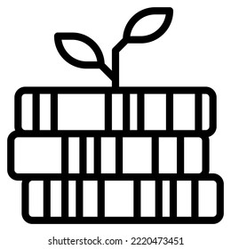 growing modern concept ui ux icon for website, app, presentaion, flyer, brochure etc.