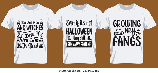 Growing my fangs Halloween T Shirt,