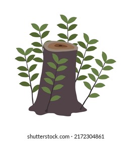 Growing new branches clip art