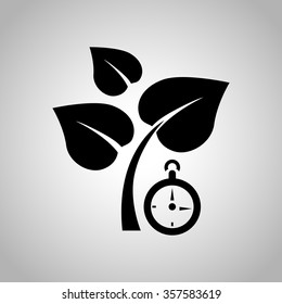Growing plant icon