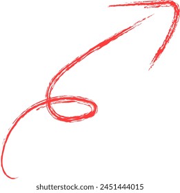 Growing Red Arrow up. Concept of sales symbol icon with realistic 3d arrow moving up. Growth chart sign. Flexible arrow indication statistic. Trade infographic. Vector illustration