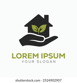 Wachsende Samen Vektor Logo Design