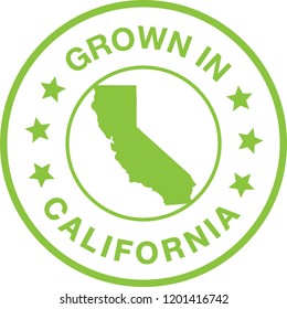 Grown In California Seal