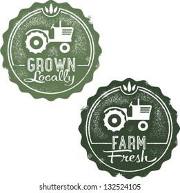 Grown Locally Farm Fresh Stamps