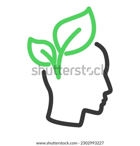 Growrth mindset icon. Clipart image isolated on white background Imagine de stoc © 