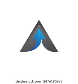 Wachstum Abstraktes Logo Moderner Stil