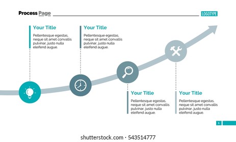 Growth Arrow Diagram Slide Template