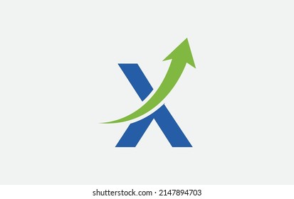 Growth Arrow Icon Vector Financial Logo Stock Vector (Royalty Free ...