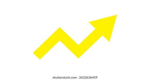 Growth arrow icon Vector illustration. Business concept, growing chart. Concept of sales symbol icon with arrow moving up. Economic Arrow With stroke thin, light and bold.eps 10