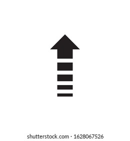 Growth arrow logo template vector icon design