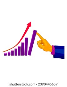 Growth bar chart, Helping to keep growing