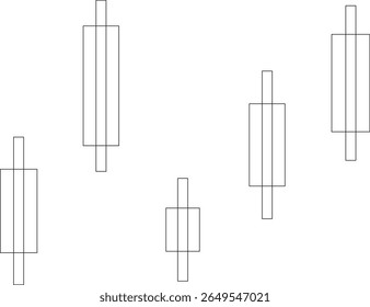 Growth bar line art icon. Vector logo of an increasing chart. Business statistics and data analysis symbol. Represents business growth, profit increase, and progress with upward arrow and bar chart el