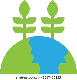 Growth Business Chart Icon Vector Flat Illustration