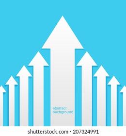 growth, business concept background, vertical arrows pointing up