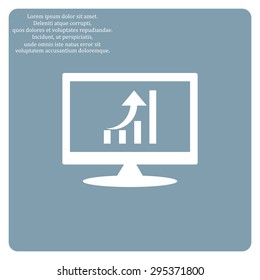 growth of business. icon. vector design