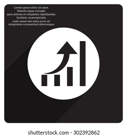 growth of business. icon. vector design