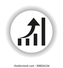 growth of business. icon. vector design