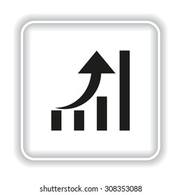 growth of business. icon. vector design