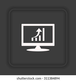 growth of business. icon. vector design